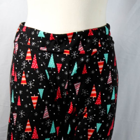 Modern Style Christmas Tree Snowflake Legging Pants Size XXL 20 - Picture 4 of 6